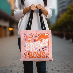 Tote Bag Fun Brows Avant Garçons Mode Shopping