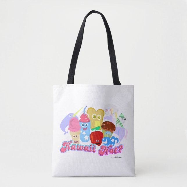 Tote Bag Fun et mignon Kawaii Pas ? (Devant)