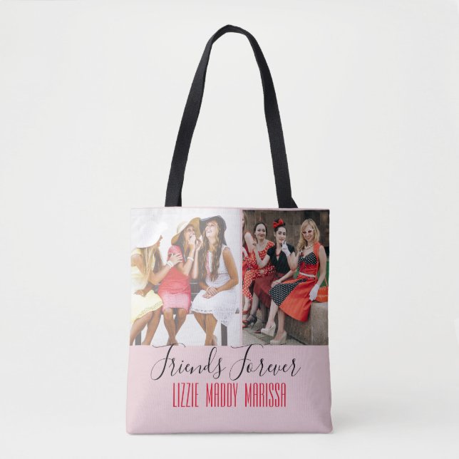 Tote Bag Fun Friendship Customisée Photo (Devant)