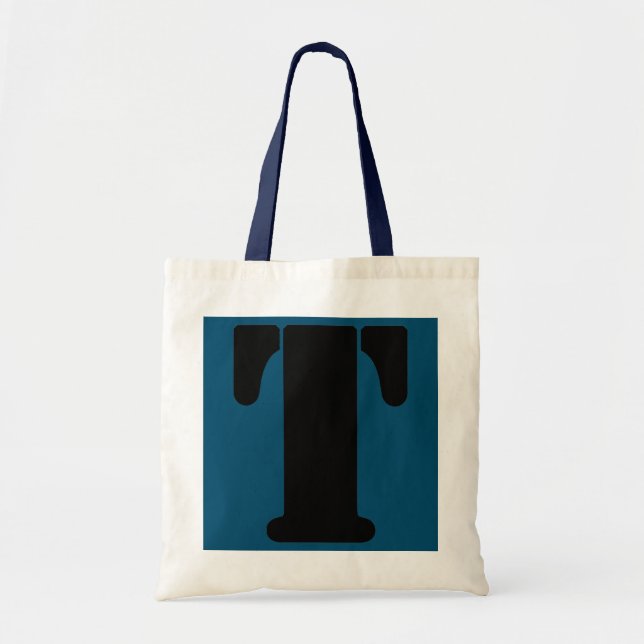 Tote Bag Fun Letter T Alphabet Enseignant Maternelle  (Devant)