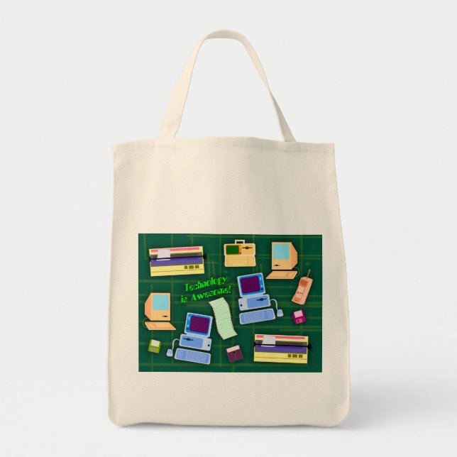 Tote Bag Fun Retro Tech (Devant)