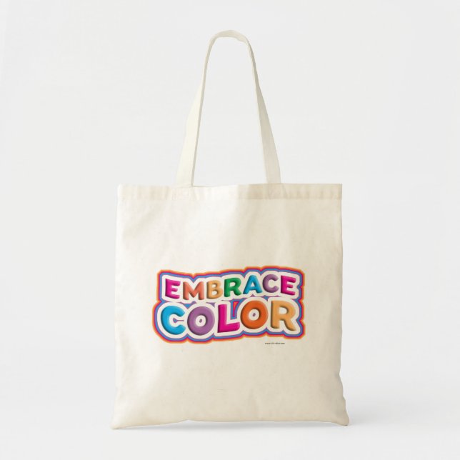 Tote Bag Fun Time Bold brillant Embrasser couleur Moto (Devant)