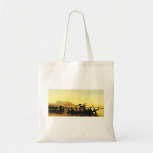 Tote Bag Funérailles d'une momie sur le Nil par Frederick A