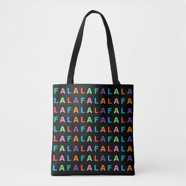 Tote Bag Funky Coloré Fun FA LA Holiday Season (Devant)