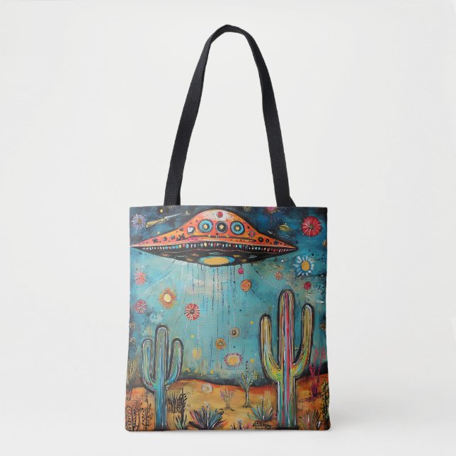 Tote Bag Funky Fun UFO (Devant)