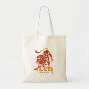 Tote Bag Funky Leo Zodiac Star Sign Astrologie Awesome AF
