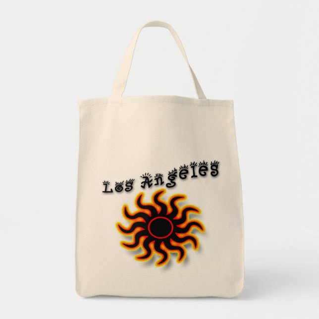 Tote Bag Funky Los Angeles Fourre-tout ! (Devant)