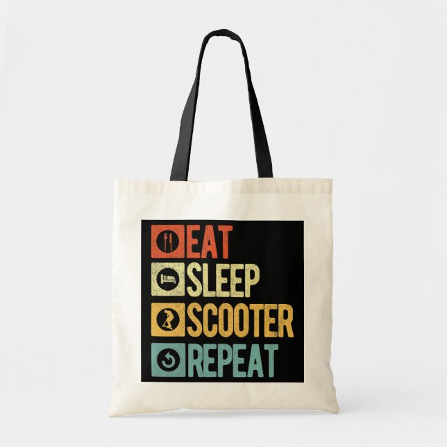 Tote Bag Funky Scooter Stunt Scooter Rider Scooter Tricks (Devant)