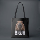 Tote Bag Funny Capybara Bruh<br><div class="desc">Funny Capybara Bruh</div>