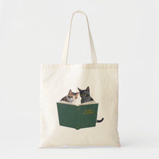 Tote Bag Funny Cat Fourre-tout (Devant)