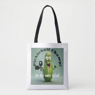 Tote Bag Funny Champ de Pickleball Fourre-tout