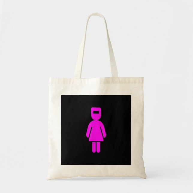 Tote Bag Funny Female Girl (Devant)