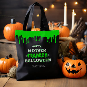 Tote Bag Funny Frankenstein Heureuse mère Franken Halloween