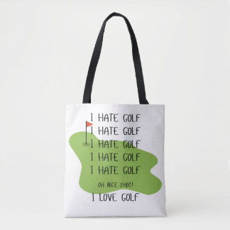 Tote Bag Funny Golf Thème Fourre-tout Pour Les Amateurs De 