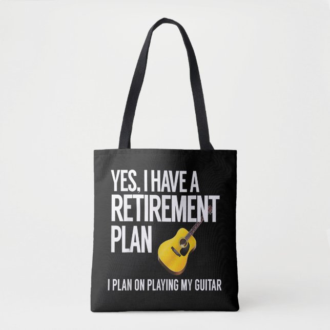 Tote Bag Funny Guitar (Devant)