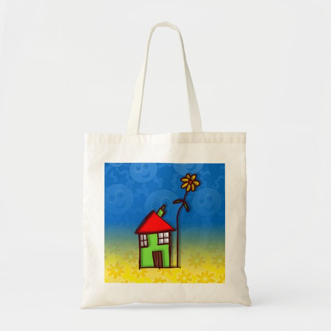 Tote Bag Funny House (Devant)