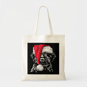 Tote Bag Funny Lagotto Romagnolo Père Noël Chien de Noël ma