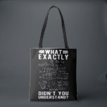 Tote Bag Funny Mathématicien Physique Enseignant Sciences N<br><div class="desc">Funny Mathematician Physique Enseignant Sciences Nerd. Amusant en physique des mathématiques.</div>