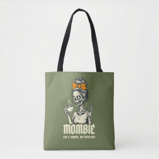 Tote Bag Funny Mombie, Mom Humor 