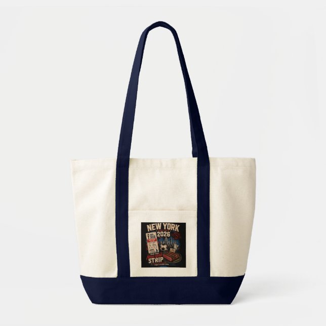 Tote Bag Funny New York Strip Soccer  (Devant)