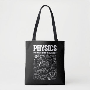 Tote Bag Funny Physicists Professeur de physique Sciences