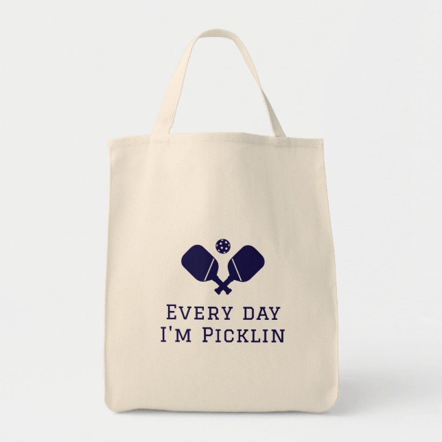Tote Bag Funny Pickleball (Devant)