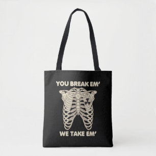 Tote Bag Funny Radiology Xray Skeleton Technicien spéciali