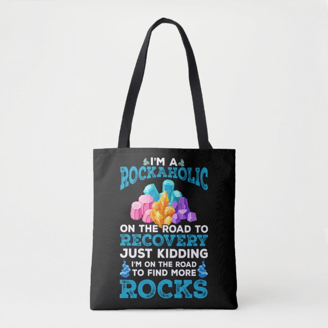 Tote Bag Funny Rock Collectionneur Géologue Hobby Géologie  (Devant)