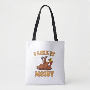 Tote Bag Funny Thanksgiving Foods Family Group Set I LIKE I