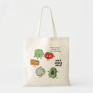 Tote Bag Funny Veggie Farmer's Market réutilisable Fourre-t