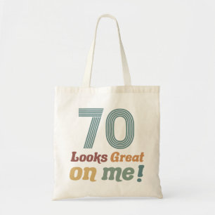 Tote Bag Funny Vintage 70e anniversaire