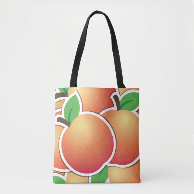 Tote Bag Funy peach (Devant)