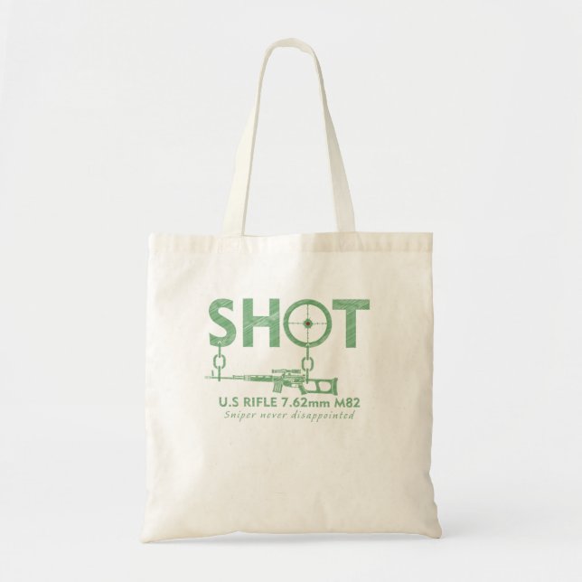 Tote Bag Fusil de sniper 7.62 M82 Force militaire (Devant)