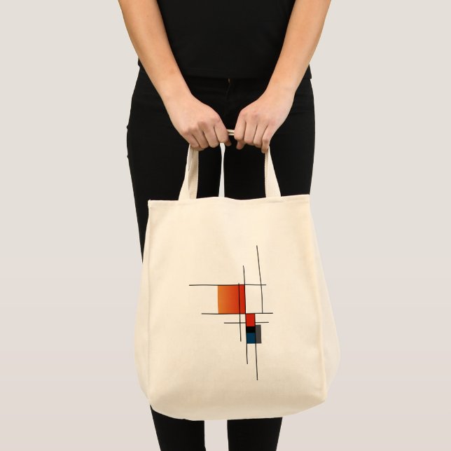 Tote Bag Fusion géométrique minimaliste simple (Devant (produit))
