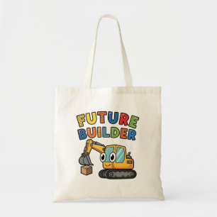 Tote Bag Futur constructeur excavateur mignon 