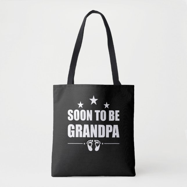 Tote Bag Futur Grand-Père Annonce de Grossesse (Devant)
