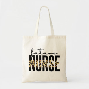 Tote Bag Futur Infirmière Cheetah Imprimer Infirmière en 