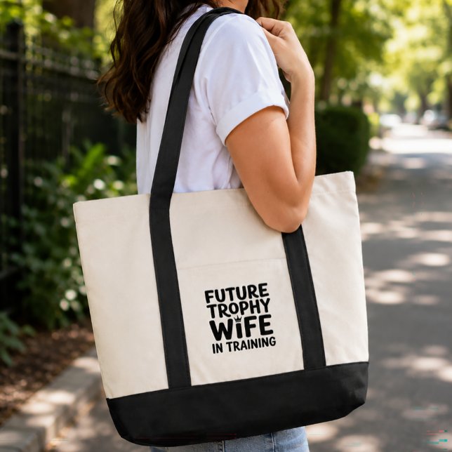 Tote Bag Future Épouse Trophée en Formation Future Mariée M (Créateur téléchargé)