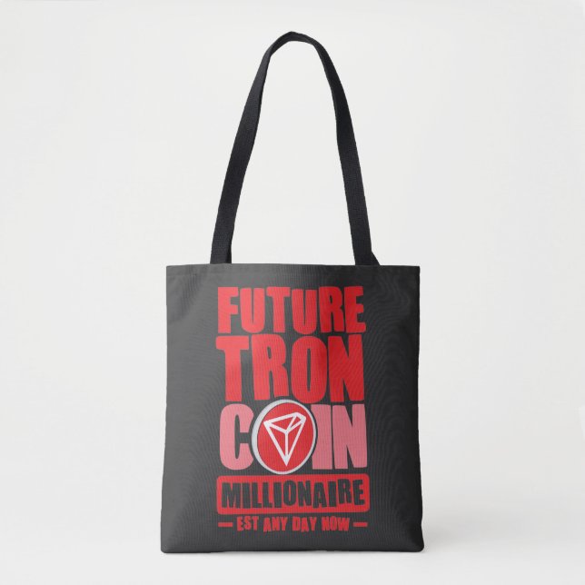 Tote Bag Future TRON Coin Millionaire (Devant)