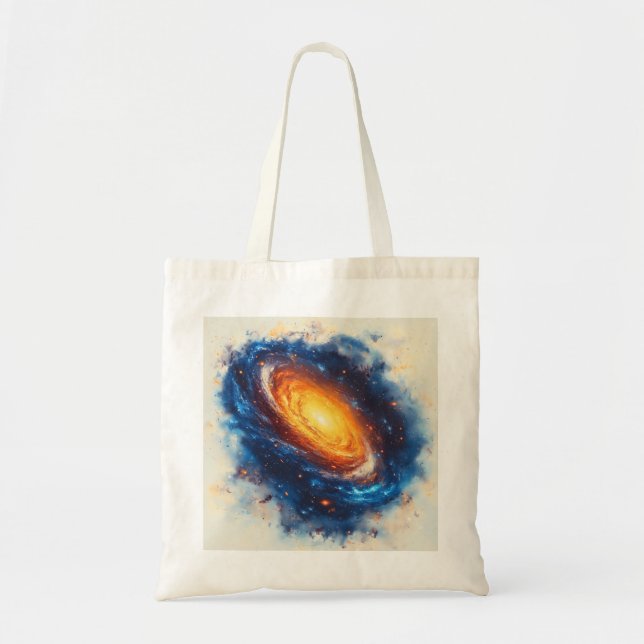 Tote Bag Galaxie de style rétro (Devant)