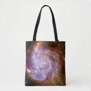 Tote Bag Galaxie spirale Messier 101 - Photo du télescope H