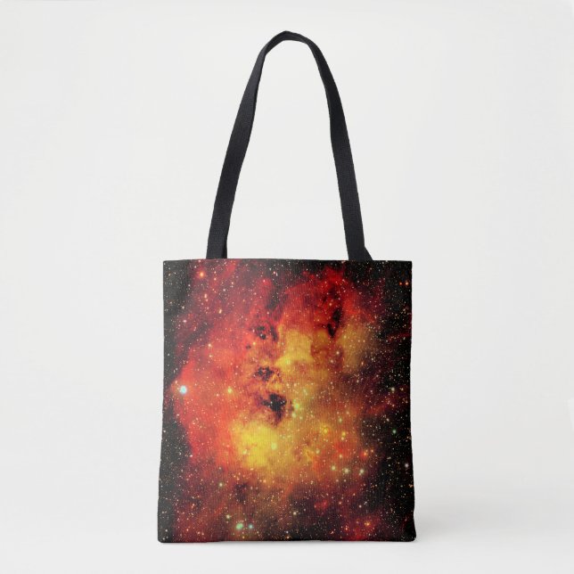 Tote Bag Galaxie tombée en feu (Devant)