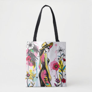 Tote Bag Galerie d'art de rue Citrus Teal illustration 🌟