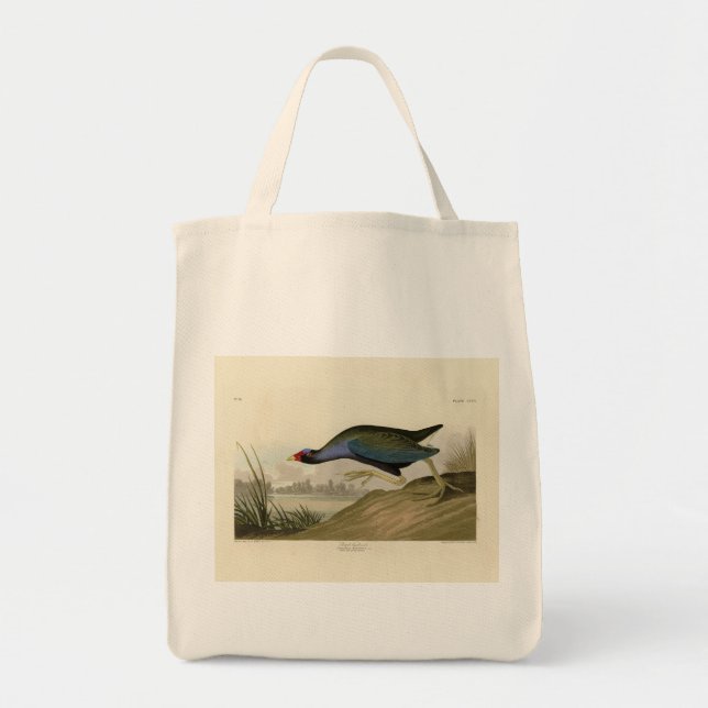 Tote Bag Gallinule violette d'Audubon's Birds of America (Devant)
