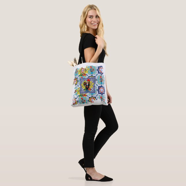 Tote Bag Galo de Barcelos, Portugal (Sur le modèle)