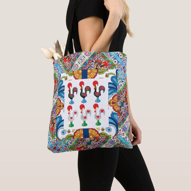 Tote Bag Galo de Barcelos, Portugal (De près)
