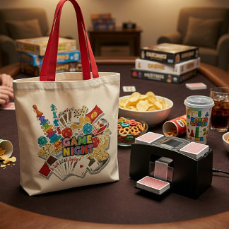 Tote Bag Game Night 
