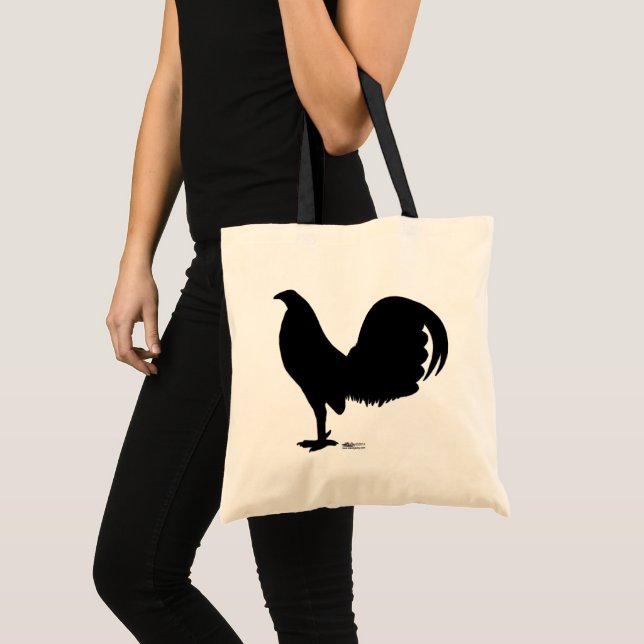 Tote Bag Gamecock Rooster Silhouette (Devant (produit))