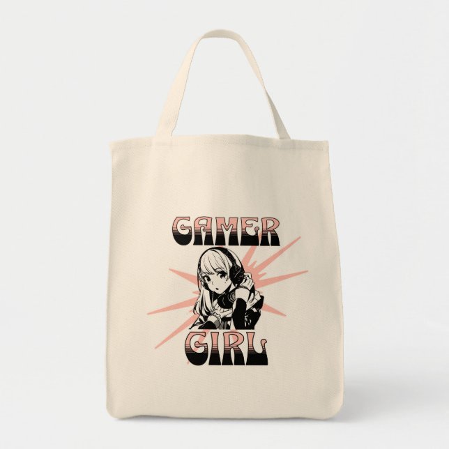 Tote Bag Gamer Girl | Jeu  (Devant)