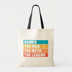 Tote Bag Gamer. L'Homme. Le Mythe. La Légende.